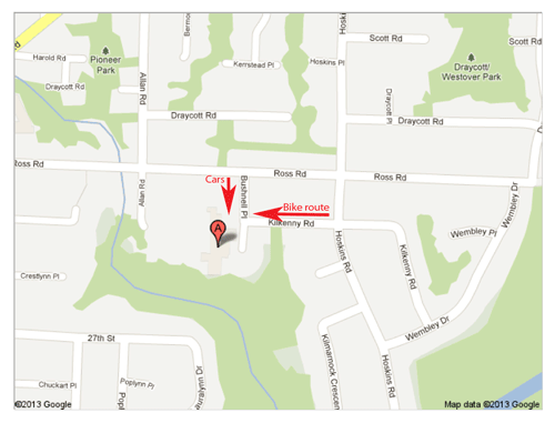 Ross-Road-bike-route-map